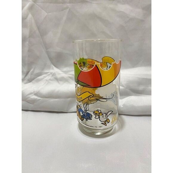 Vintage 1981 McDonald's The Great Muppet Caper Glass Kermit & Gonzo 5.75 inch - Picture 6 of 10